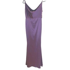 fairy whimsey Windsor purple formal maxi dress Women’s Sz L NEW Flared Bottom Zi